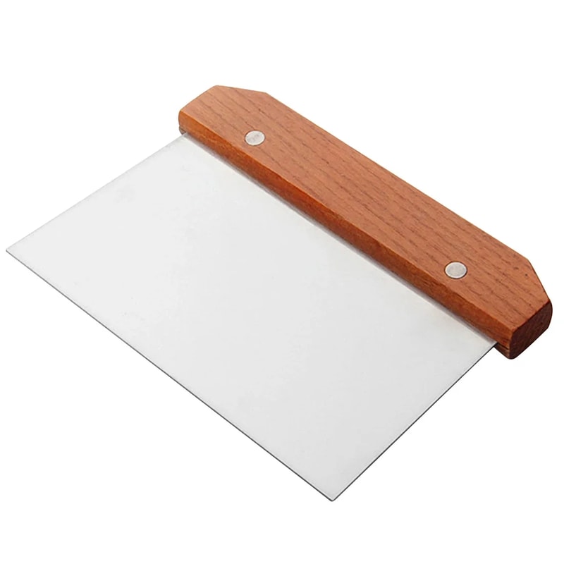 Precision Stainless Steel Dough Scraper Pastry Cutter With Measuring Scale 5