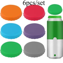 silicone soda can lid pack leakproof beverage sealer for soda, beer & sparkling drinks