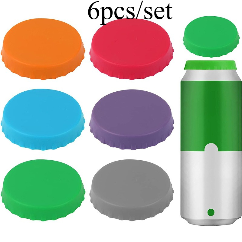 Silicone Soda Can Lid Pack Leakproof Beverage Sealer For Soda Beer Sparkling Drinks 0