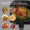Reusable Air Fryer Silicone Liners Set Heat Resistant Non Stick Baking Basket for Oven & Microwave
