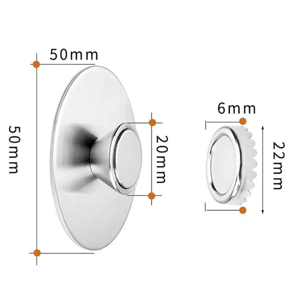 Magnetic Soap Holder Wall Mount Stainless Steel Soap Saver for Bathroom & Kitchen