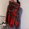 Highland Plaid Winter Scarf For Women Soft Tartan Scarf Long Wrap Shawl 7