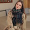 Highland Plaid Winter Scarf For Women Soft Tartan Scarf Long Wrap Shawl 8