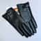 Elegant Women Winter Leather Gloves with Touchscreen Warm Lining & Bow Accent