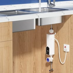 rapidheat tankless water heater portable electric hot water system for bathroom & kitchen
