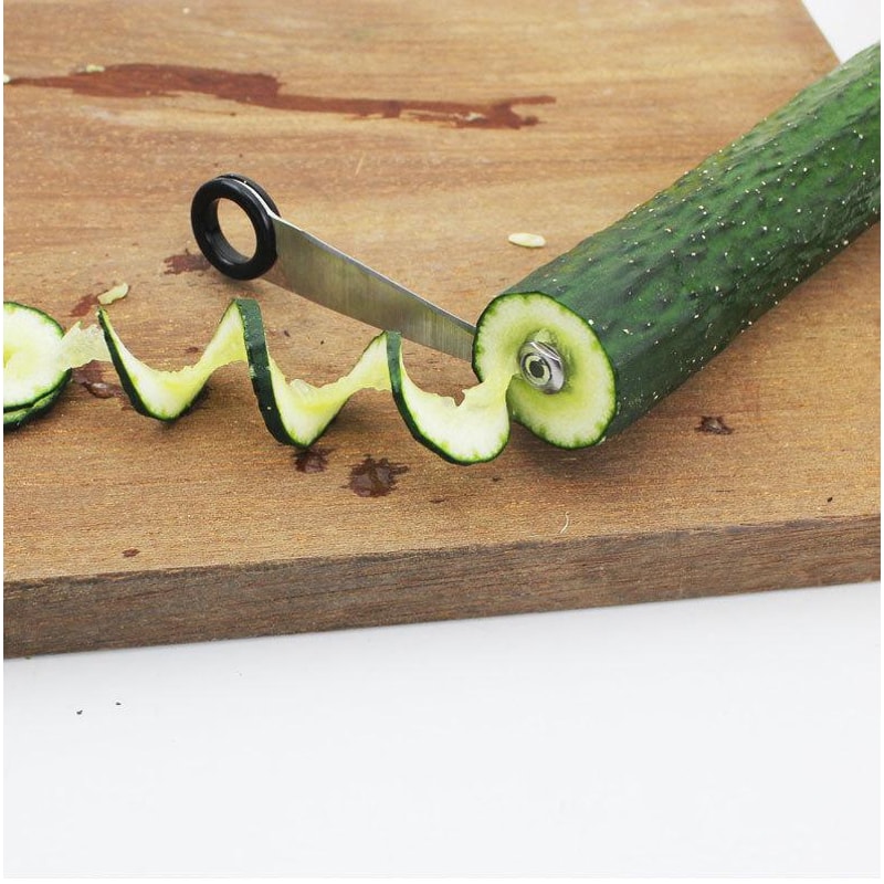 Stainless Steel Vegetable Spiralizer Manual Potato Spiral Cutter Kitchen Slicer 2