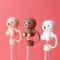 Teddy Bear Silicone Straw Cover for Stanley Cup 10mm Reusable Straw Dust Cap