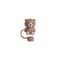 Teddy Bear Silicone Straw Cover for Stanley Cup 10mm Reusable Straw Dust Cap