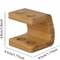 Bamboo Electric Toothbrush Holder Organizer With Multi Slots For Bathroom Countertops 4
