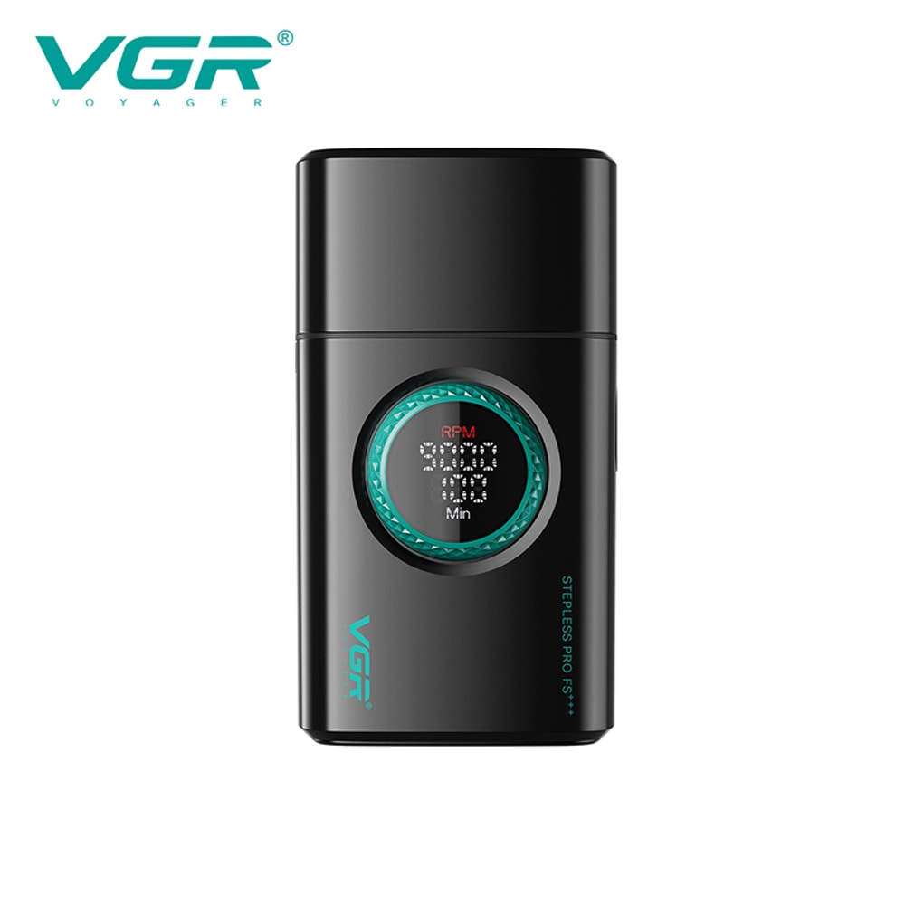 Professional Electric Foil Shaver with Triple Titanium Blades & LED Display