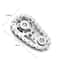 GearFlow Metal Fidget Spinner Desk Toy for Stress Relief, Focus & Office Decor