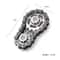 GearFlow Metal Fidget Spinner Desk Toy for Stress Relief, Focus & Office Decor