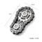 GearFlow Metal Fidget Spinner Desk Toy for Stress Relief, Focus & Office Decor