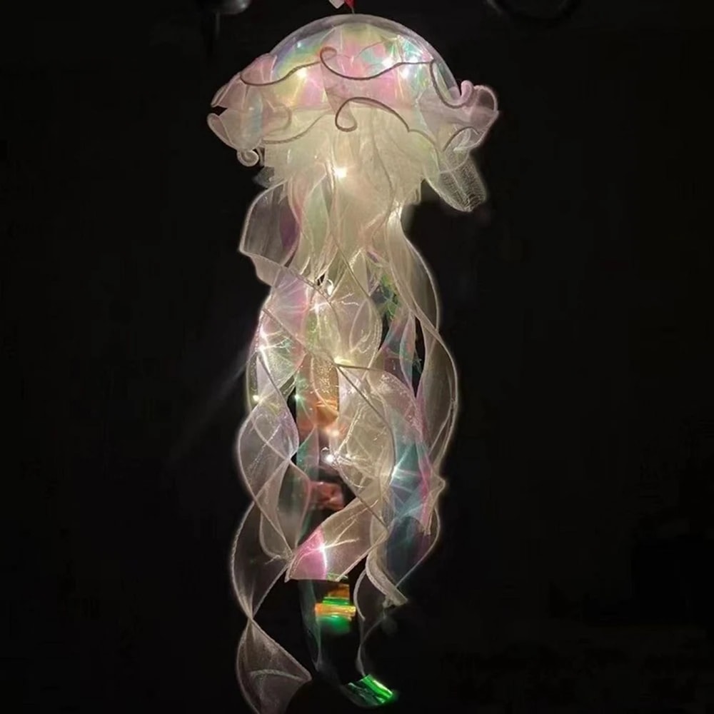 Mermaid Jellyfish Night Light Lantern For Bedroom Decor And Underwater Party Ambiance 6