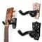 Wall Mount Guitar Hanger Stand with Non Slip Hook for Acoustic Electric Guitar Bass & Ukulele