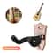Wall Mount Guitar Hanger Stand with Non Slip Hook for Acoustic Electric Guitar Bass & Ukulele