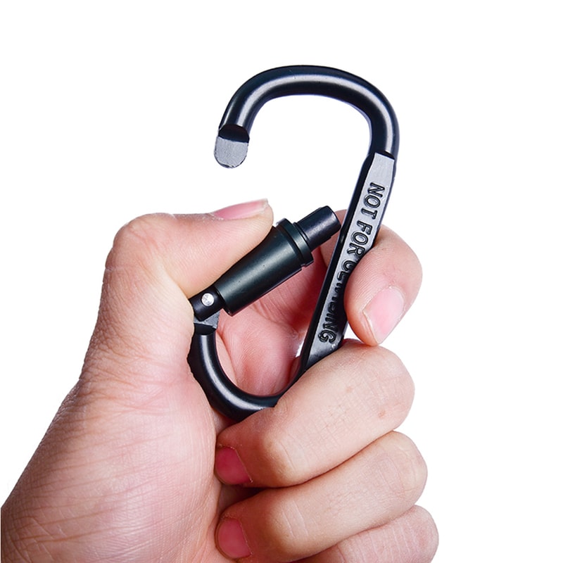 AdventureLock Aluminum Carabiner Clip Set For Keys Gear Everyday Carry 3