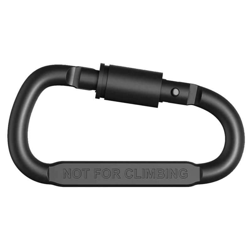 AdventureLock Aluminum Carabiner Clip Set For Keys Gear Everyday Carry 4