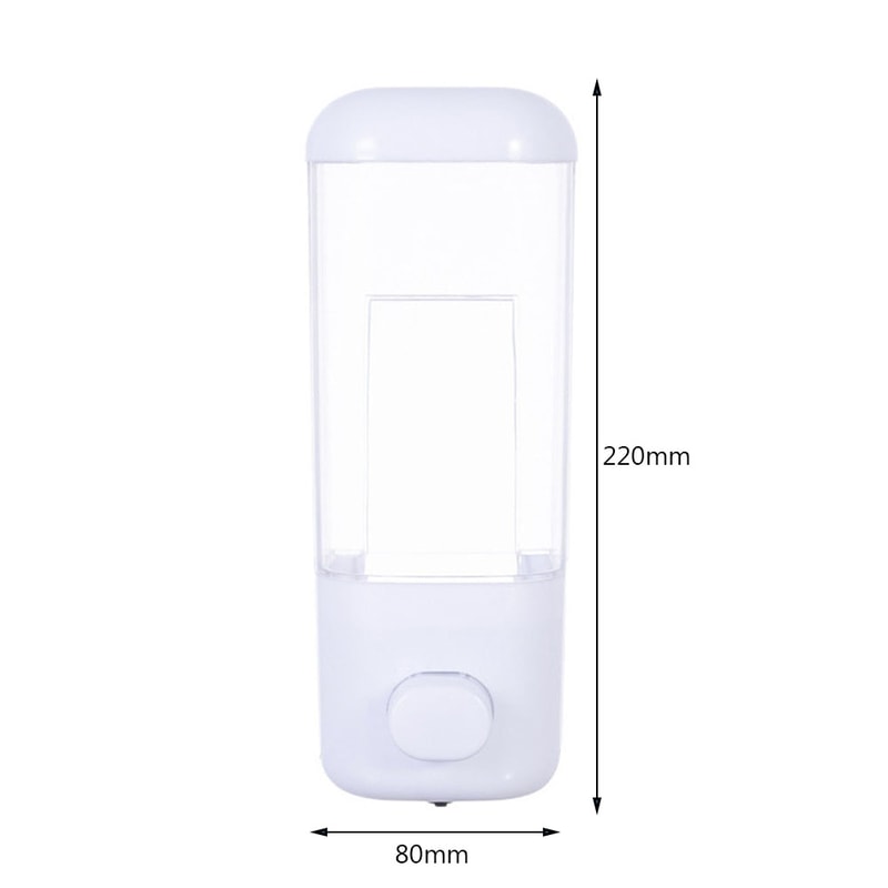 Wall Mounted Soap Dispenser No Drill Bathroom Shampoo Hand Wash Pump 5