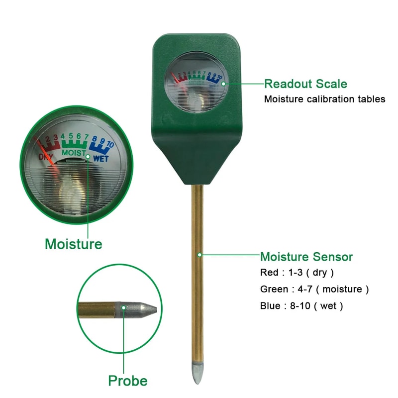 Smart Soil Moisture Meter For Indoor Plants Garden Pots Portable Plant Water Tester 2