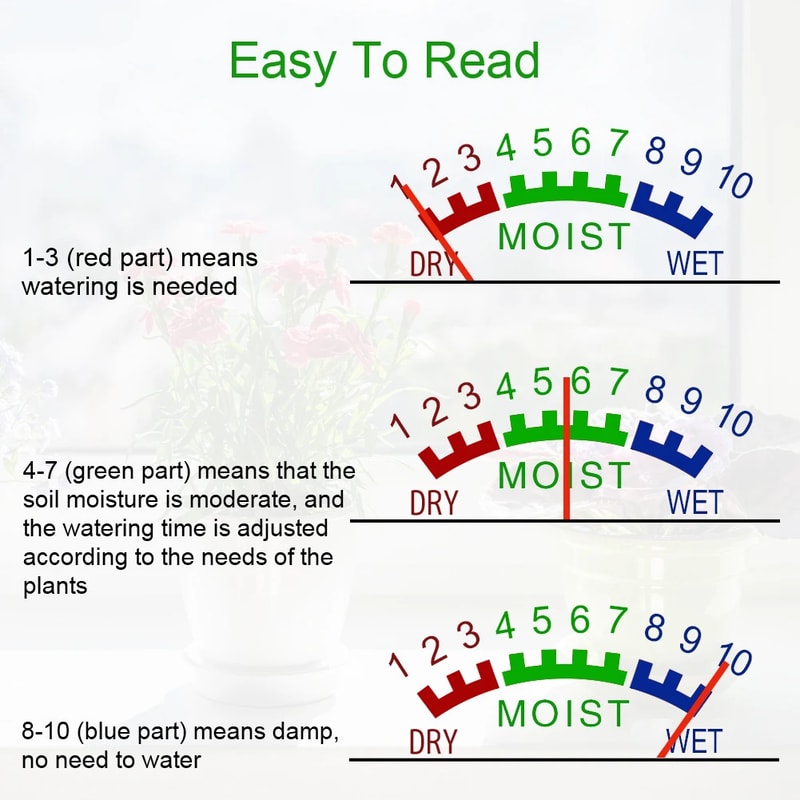 Smart Soil Moisture Meter For Indoor Plants Garden Pots Portable Plant Water Tester 4