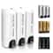 Wall Mounted Shampoo Dispenser Waterproof Refillable Bathroom Soap Dispenser With Clear Window 1