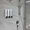 Wall Mounted Shampoo Dispenser Waterproof Refillable Bathroom Soap Dispenser With Clear Window 2