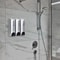 Wall Mounted Shampoo Dispenser Waterproof Refillable Bathroom Soap Dispenser With Clear Window 2