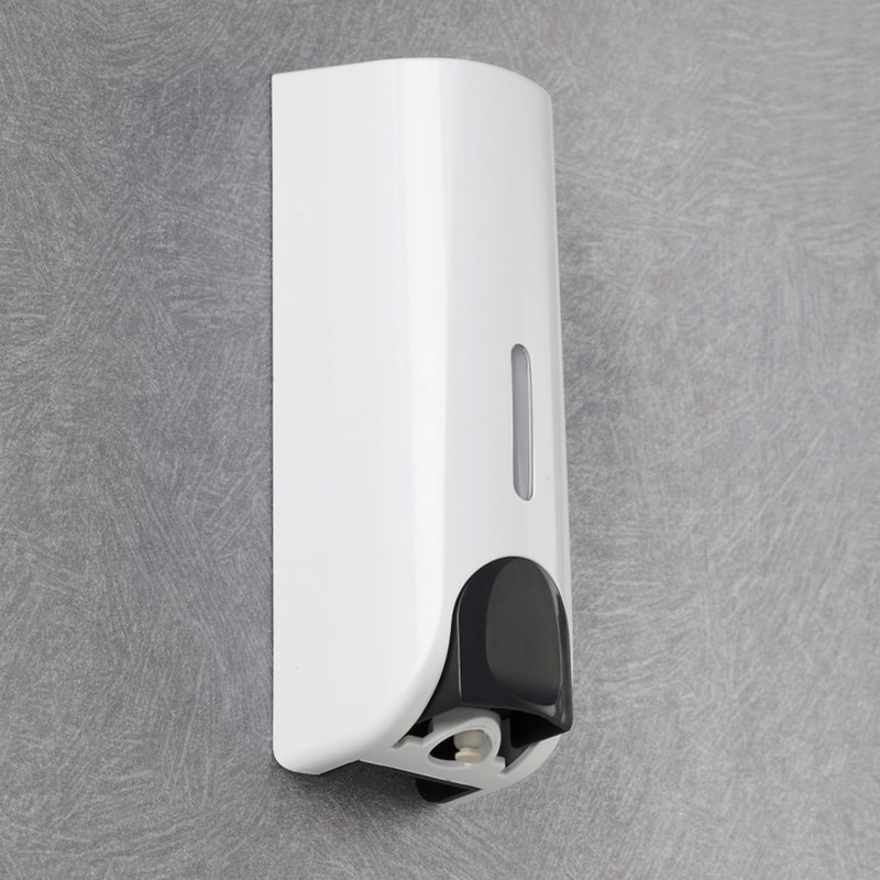 Wall Mounted Shampoo Dispenser Waterproof Refillable Bathroom Soap Dispenser With Clear Window 3