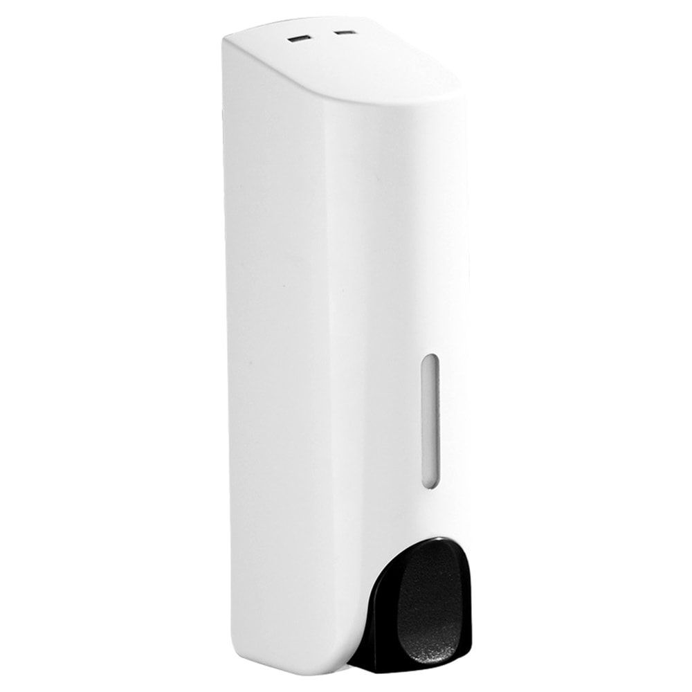 Wall Mounted Shampoo Dispenser Waterproof Refillable Bathroom Soap Dispenser With Clear Window 6