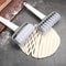 Smooth Lattice Dough Roller Cutter For Pizza Pastry Decorative Baking 1