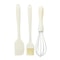 Piece Silicone Spatula Set with Pastry Brush for Baking, Mixing & Non Stick Cooking