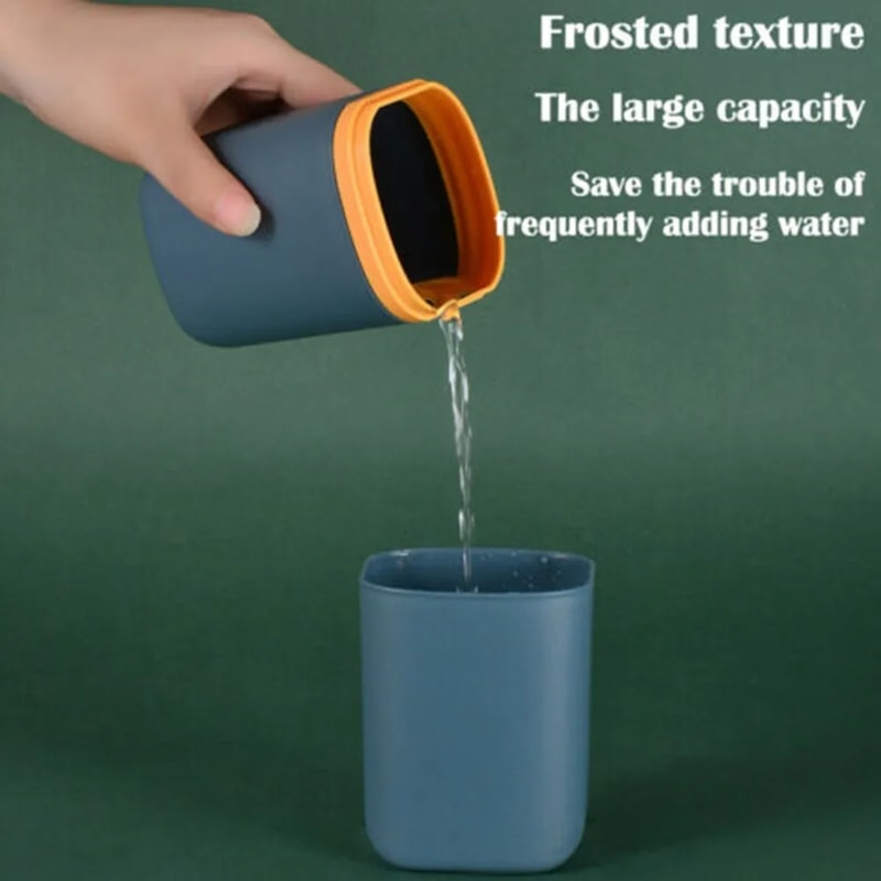 Portable Travel Toothbrush Holder Case With Toothpaste Storage Cup 2
