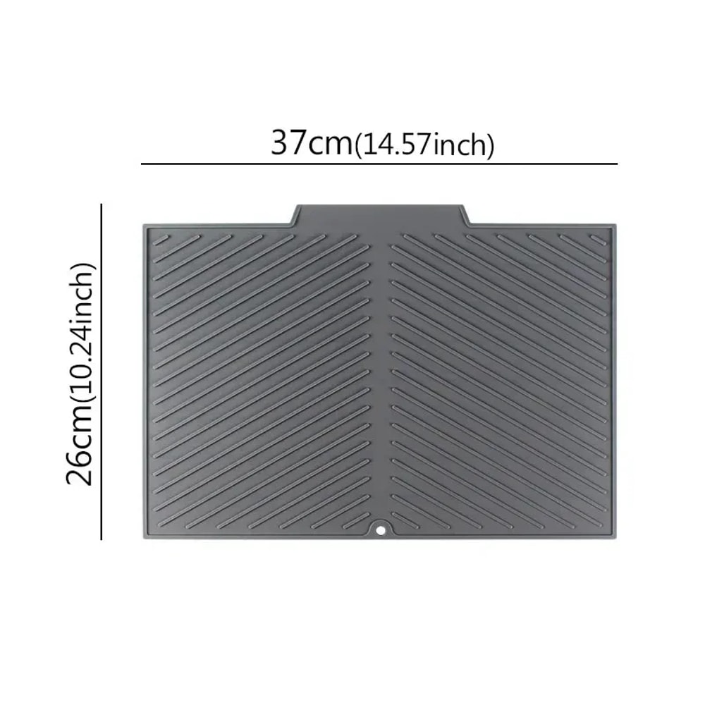 Silicone Drain Mat For Bar Sink And Kitchen Counter Protection 6