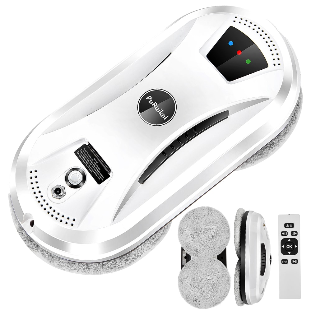 PuRuiKai Smart Window Cleaning Robot With Remote Control And Powerful Suction 6