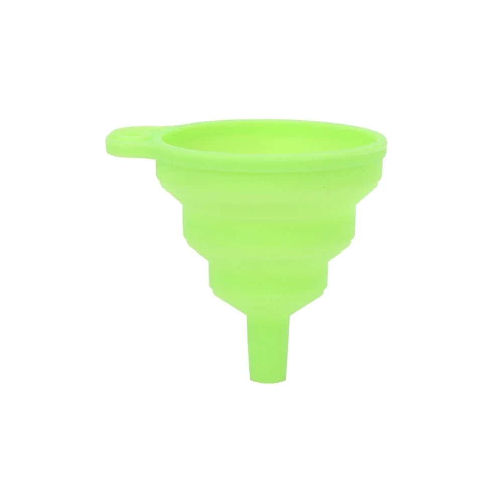 Universal Foldable Silicone Car Funnel for Engine Oil, Coolant & Washer Fluid Transfer
