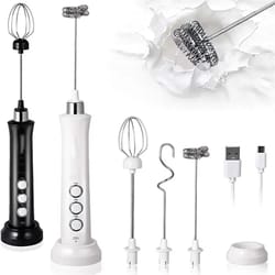 velora usb rechargeable milk frother speed handheld foam maker for latte cappuccino & matcha