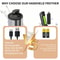 VelvetFoam Rechargeable Milk Frother For Lattes Matcha Coffee Drinks 2