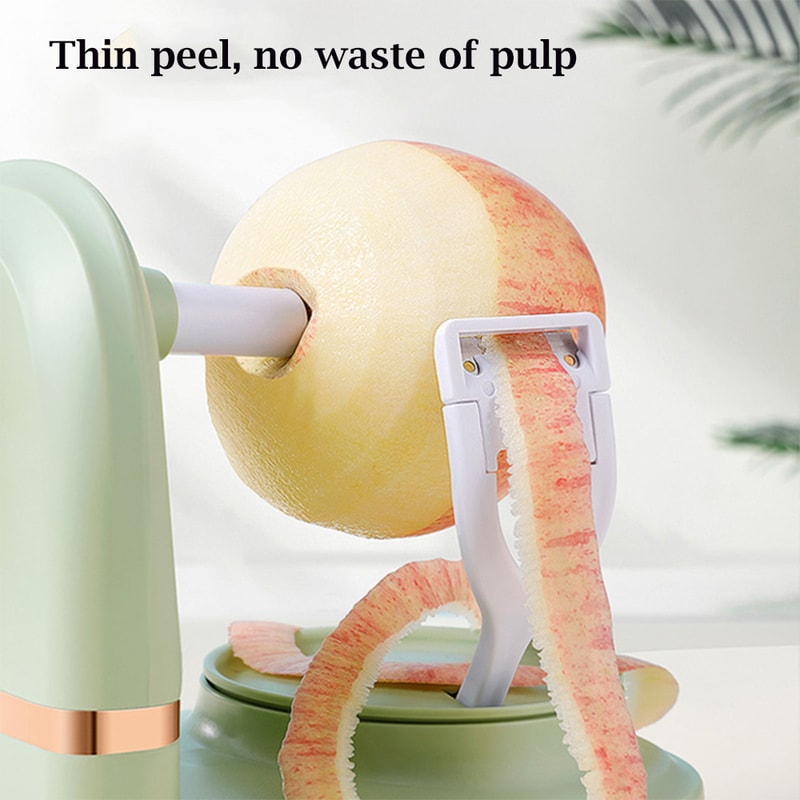 QuickTwist Apple Peeler Slicer Manual Fruit Cutter With Divider And Spare Blades 5