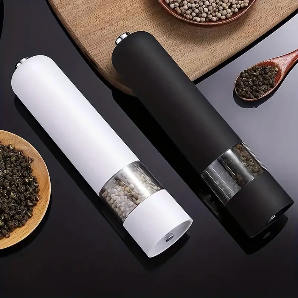 Rechargeable Electric Salt And Pepper Grinder Set With Adjustable Coarseness And LED Light 4