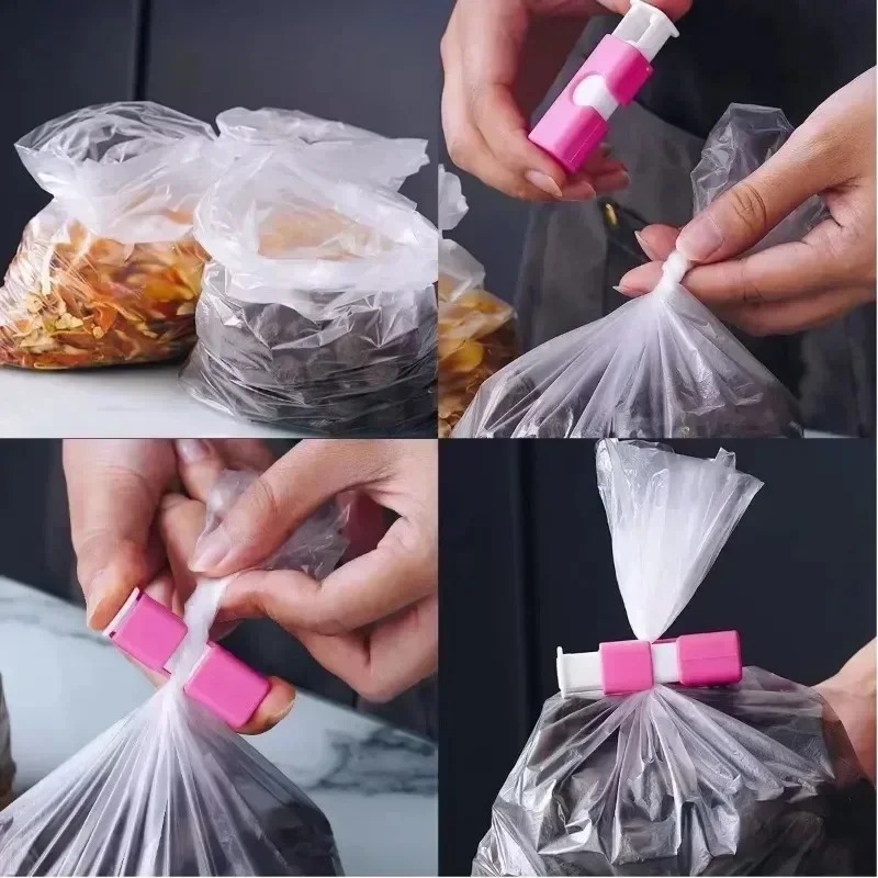 FreshLock Reusable Bread Bag Clips Set Food Sealing Clips For Snack Bags And Kitchen Storage 3
