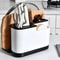 Space Saving Kitchen Cutlery Holder & Cutting Board Organizer Rack