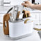 Space Saving Kitchen Cutlery Holder & Cutting Board Organizer Rack