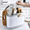 Space Saving Kitchen Cutlery Holder & Cutting Board Organizer Rack