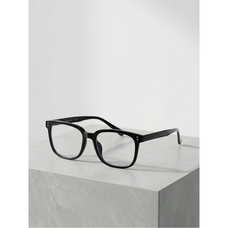 Campus Clear Vision Unisex Glasses with Transparent Black Frame