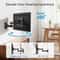 FlexView Full Motion TV Wall Mount For Inch Screens With Swivel Tilt Extension 3