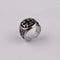 Croix de Guerre Gothic Cross Ring Adjustable Silver Punk Statement Jewelry