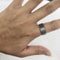 Tang Grass Gothic Open Ring for Men and Women Vintage Silver Punk Statement Jewelry
