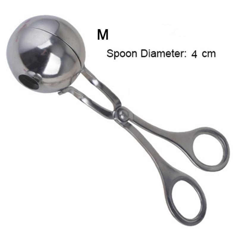 Stainless Steel Meatball Maker Scoop for Perfect Meatballs and Rice Balls