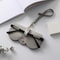 Litchi PU Leather Glasses Case Hanging Sunglasses Holder Travel Eyewear Pouch